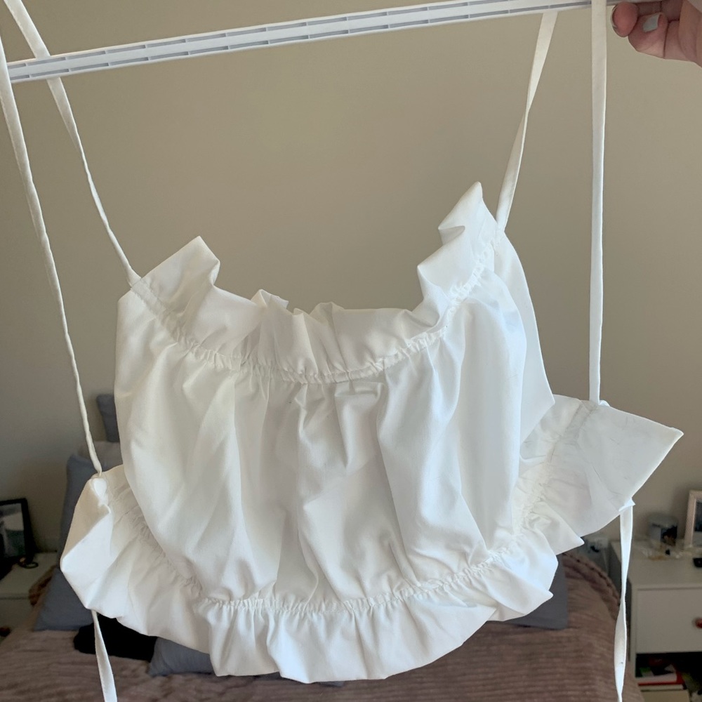 SHEIN Backless crop top